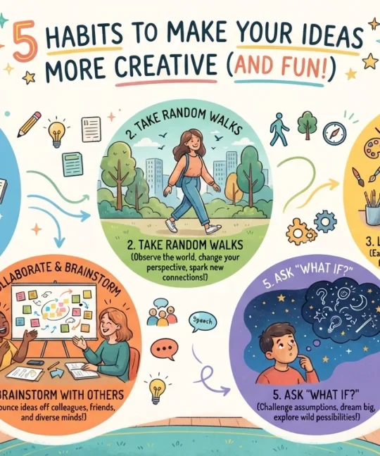 5 habits to make your ideas more creative