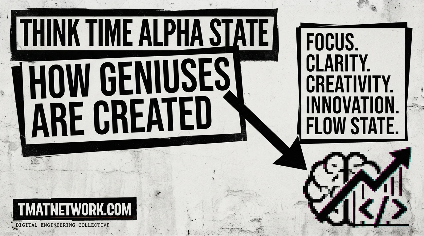 Think Time Alpha State: How Geniuses Are Created