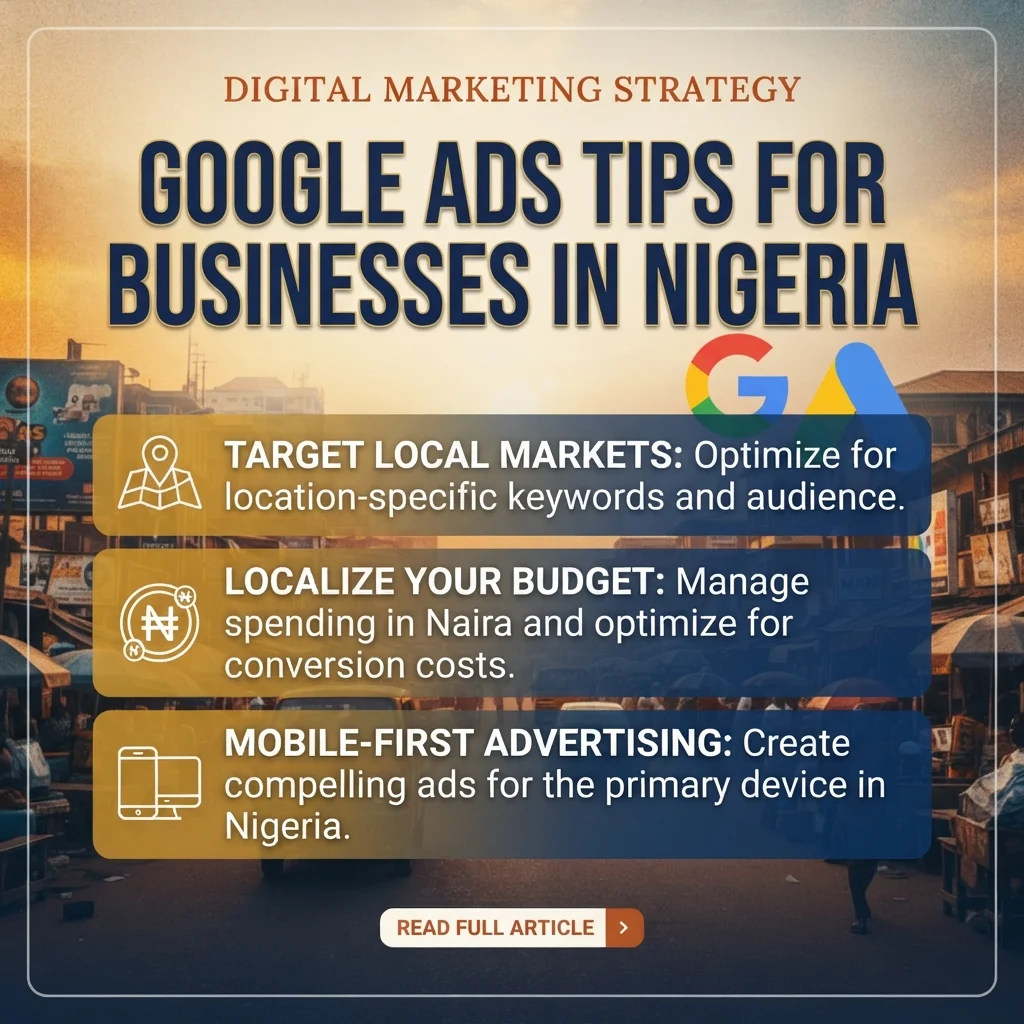 Google Ads Tips for Businesses in Nigeria