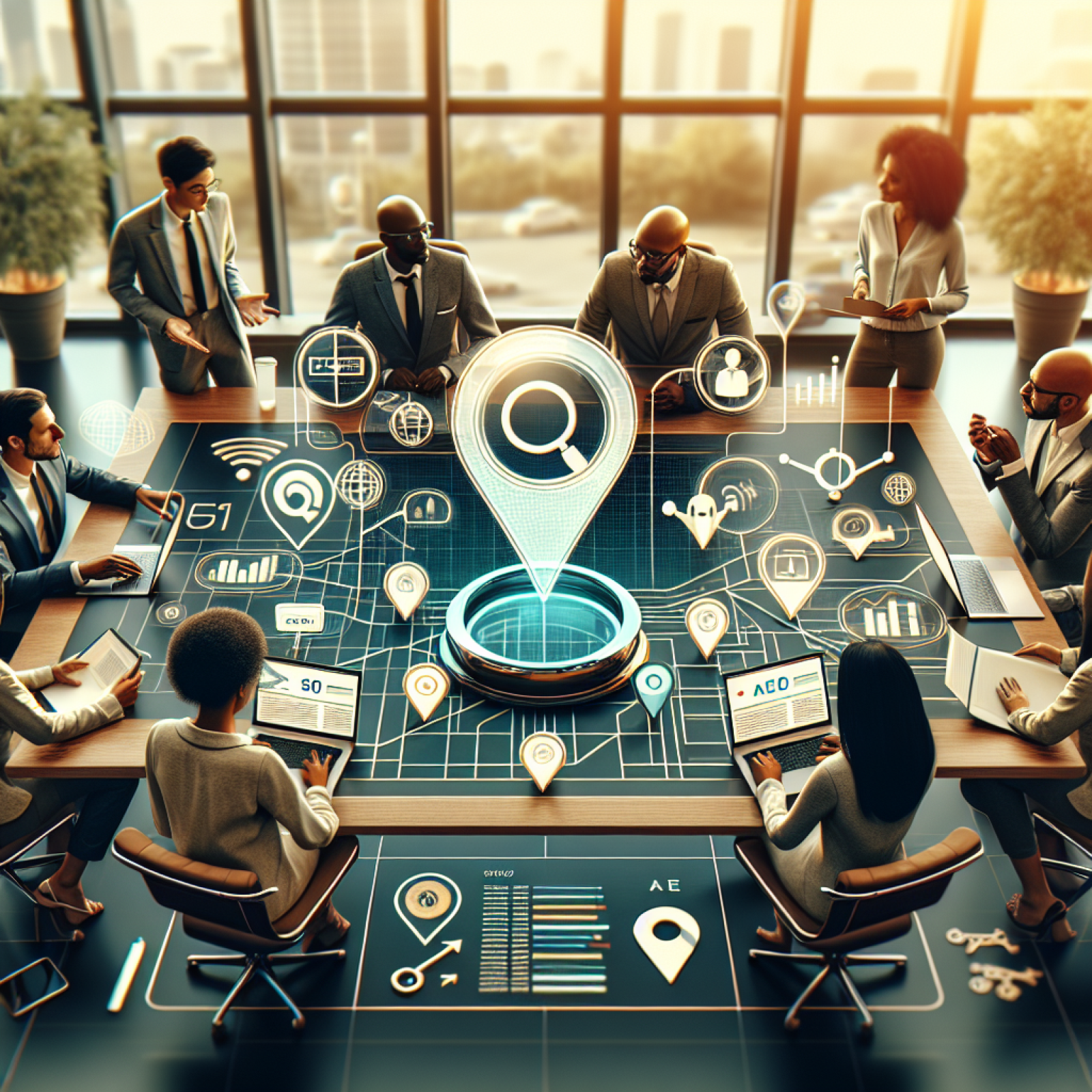 AEO, SEO, and GEO Marketing